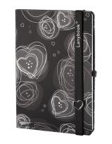 Opakowanie Notes A6 Dreamy Love czarny kratka