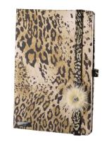 Opakowanie Notes A6 Lovely Wild Cat brąz kratka