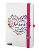 Opakowanie Notes A6 Lovestruck biały kratka