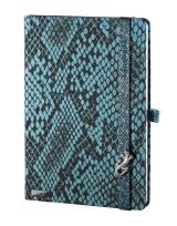 Opakowanie Notes A6 Snake Sharmer zielony kratka