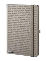 Opakowanie Notes A6 The One III szary linia