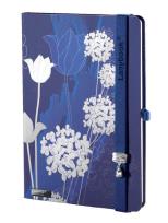 Opakowanie Notes A6 Tulip Mania niebieski kratka