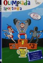 Okładka książki Olimpiada sportowa Koloruj maluj naklejaj