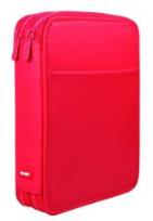 Opakowanie Piórnik 2 poz. z wyprawką duży Matt Touch czerwony