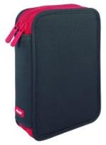 Opakowanie Piórnik 2 poz. z wyprawką Gray Neo czerwony MILAN