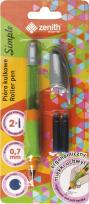Opakowanie Pióro kulkowe Zenith Simple zielone
