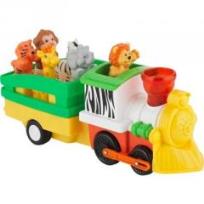 Okładka książki Pociąg Safari - naciśnij i jedź DUMEL