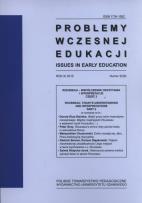 Opakowanie Problemy wczesnej edukacji  3/2015