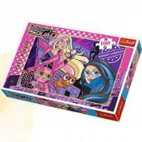 Opakowanie Puzzle 100 Barbie superagentka TREFL