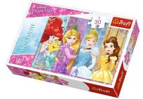 Opakowanie Puzzle 30 Bajkowe księżniczki TREFL