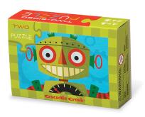 Opakowanie Puzzle dwustronne Roboty 24