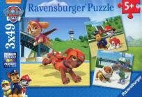 Opakowanie Puzzle Psi patrol 3x49