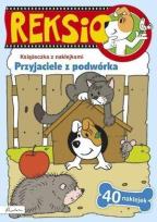 Okładka książki Reksio. Przyjaciele z podwórka. Książeczka z nakl.