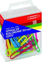 Opakowanie Spinacze Grand kolorowe T4 50 mm 18 sztuk