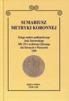Opakowanie Sumariusz metryki koronnej Seria nowa Tom VIII