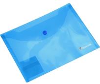 Opakowanie Teczka kopertowa A5 niebieska transparentna