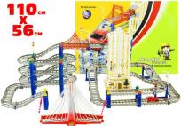 Opakowanie Tor samochodowy zjeżdżalnia most grający 110x56cm