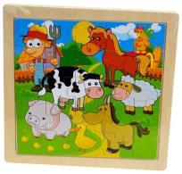 Opakowanie Układanka drewniana