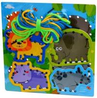 Opakowanie Układanka drewniana Zwierzęta afrykańskie