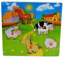 Opakowanie Układanka drewniana Zwierzęta domowe