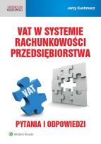 Okładka książki VAT w systemie rachunkowości przedsiębiorstwa
