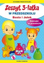Okładka książki Zeszyt 3-latka. Basia i Julek. W przedszkolu NW