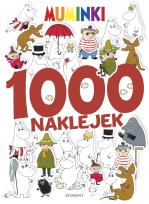 Okładka książki 1000 naklejek. Muminki