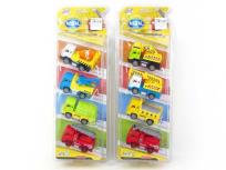Opakowanie 4 pojazdy metalowe 8 cm