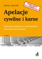 Okładka książki Apelacje cywilne i karne