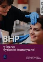 Okładka książki BHP w branży fryzjersko-kosmetycznej. Podręcznik do kształce