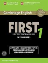 Opakowanie Cambridge English First 1 Authentic examination papers with answers + 2CD