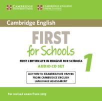 Opakowanie Cambridge English First for Schools 1 2CD