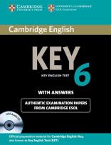Opakowanie Cambridge English Key 6 authentic examination papers with answers + CD