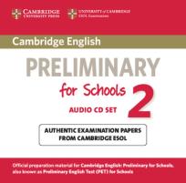 Opakowanie Cambridge English Preliminary for Schools 2 Audio 2CD