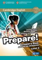 Okładka książki Cambridge English Prepare! 2 Student's Book + Online workbook