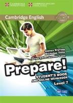 Okładka książki Cambridge English Prepare! 7 Student's Book + Online Workbook