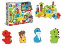 Okładka książki Clemmy Plus klocki. Park Dinozaurów