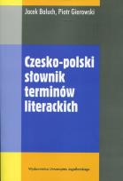 Okładka książki Czesko-polski słownik terminów literackich