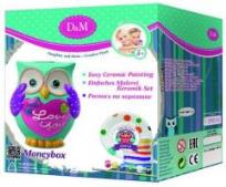 Opakowanie D&M Ceramiczna skarbonka do pokolorowania