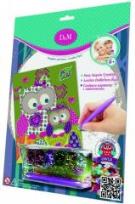 Opakowanie D&M Ozdób obrazek z sową cekinami