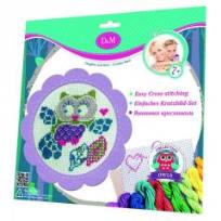 Opakowanie D&M Wyszywany obrazek - mała sowa