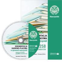 Okładka książki Dokumentacja kadrowo-płacowa w sprawach nauczycieli