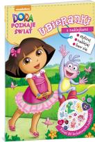Okładka książki Dora poznaje świat. Ubieranki z naklejkami