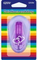 Opakowanie Dziurkacz ozdobny średni 2,5cm Serca GRAND