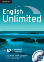 Okładka książki English Unlimited Elementary Coursebook with e-Portfolio DVD-ROM