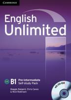 Okładka książki English Unlimited Pre-intermediate Self-study Pack Workbook + DVD