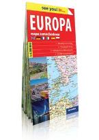 Okładka książki Europa - mapa samochodowa 1 : 4 500 000 (papier) v3
