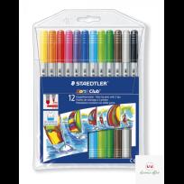 Opakowanie Flamastry dwustronne NC 12 kolorów STAEDTLER