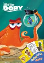 Okładka książki Gdzie jest Dory? Kolorowanka i naklejki