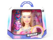 Okładka książki GŁOWA DO STYLIZACJI WYSOKOŚĆ 23 cm. + AKCESORIA